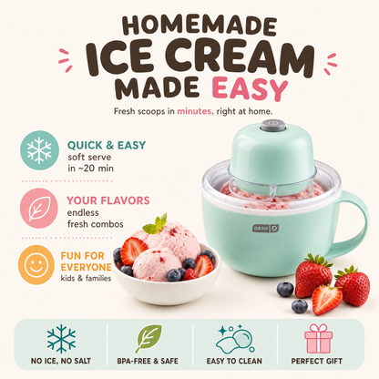 ScoopAtHome™ At home ice cream maker