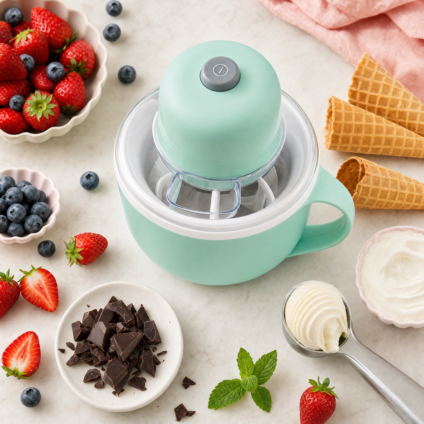 ScoopAtHome™ At home ice cream maker