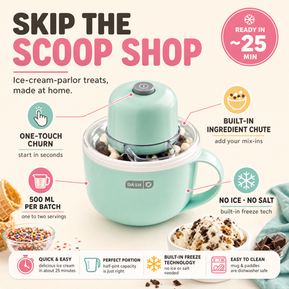 ScoopAtHome™ At home ice cream maker