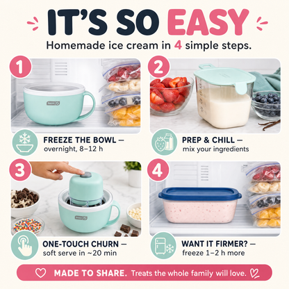 ScoopAtHome™ At home ice cream maker